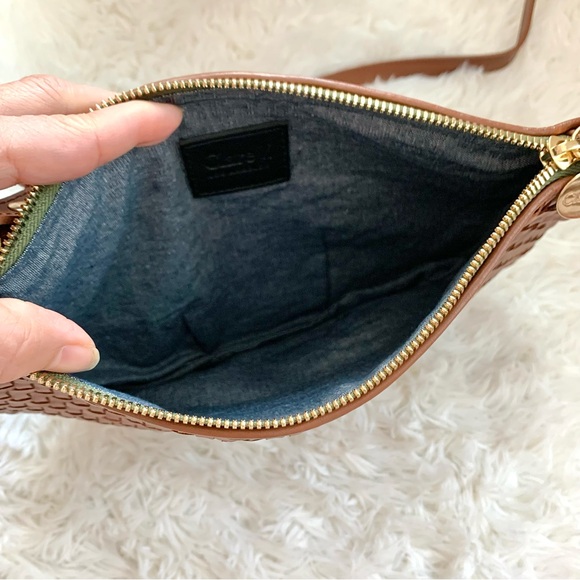 NEW Clare V. Petit Moyen Messenger Bag Woven Leather NWOT - Picture 8 of 16
